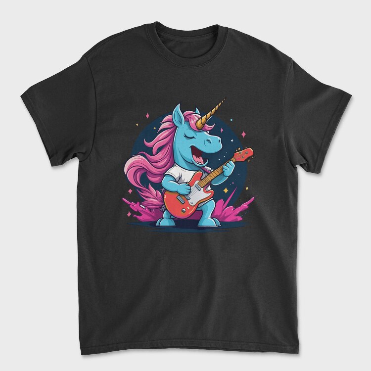 Unicorn Guitar, Tricou Barbati (Unisex)