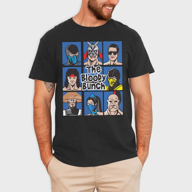 The Bloody Bunch Mortal Kombat, Tricou Barbati (Unisex)