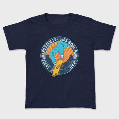 Skate Society Vibes, Tricou Copii