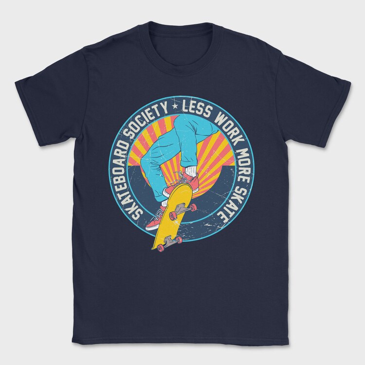 Skate Society Vibes, Tricou Barbati (Unisex)