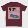 Skate Shoe Vibe, Tricou Barbati (Unisex)