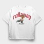 Skate Bear Hype, Tricou Oversize Barbati (Unisex)