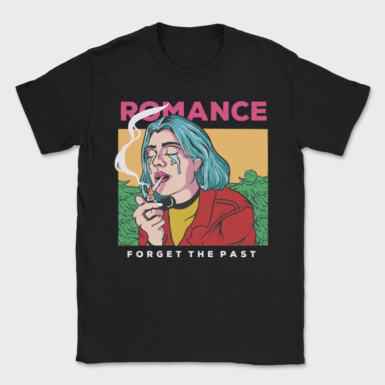 Romantic Smoke Escape, Tricou Barbati (Unisex)