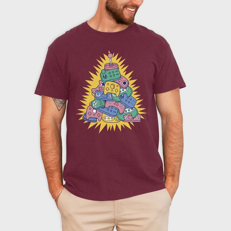 Tree Joystick, Tricou Barbati (Unisex)
