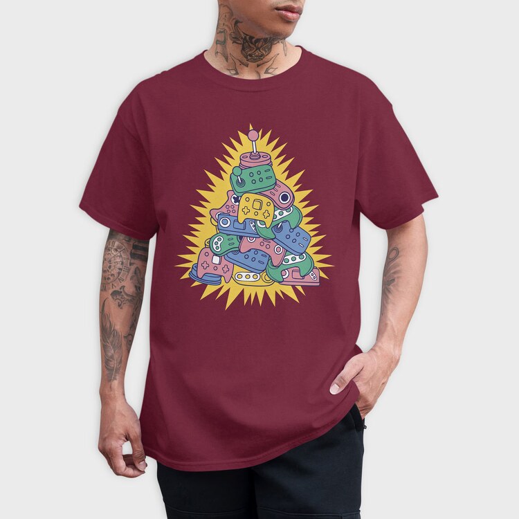 Tree Joystick, Tricou Barbati (Unisex)