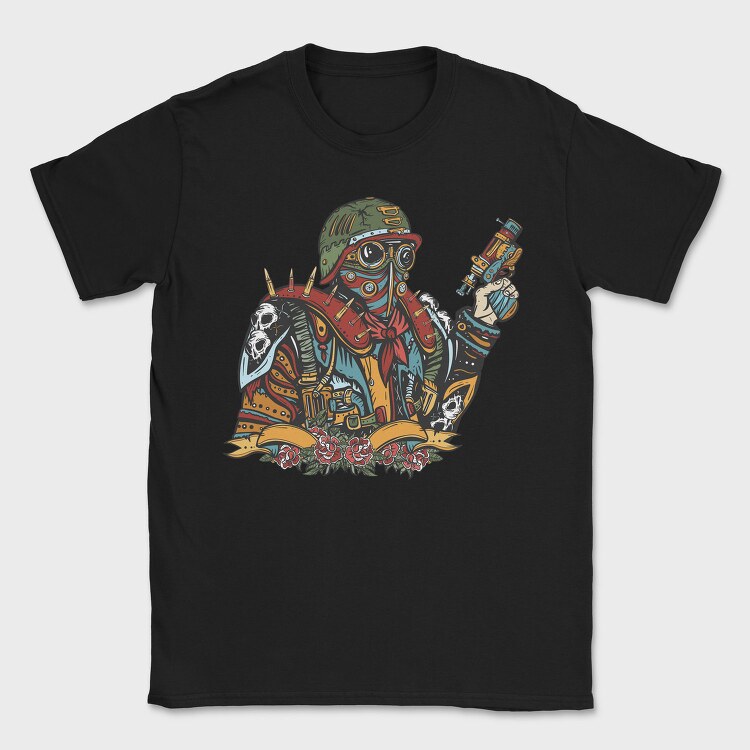 Punk Soldier Chic, Tricou Barbati (Unisex)
