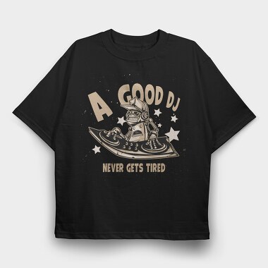 Robotic Dj Vibes, Tricou Oversize Barbati (Unisex)
