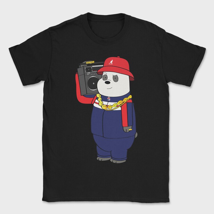 Party Bear Boombox, Tricou Barbati (Unisex)