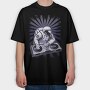 Space Dj Mix, Tricou Oversize Barbati (Unisex)