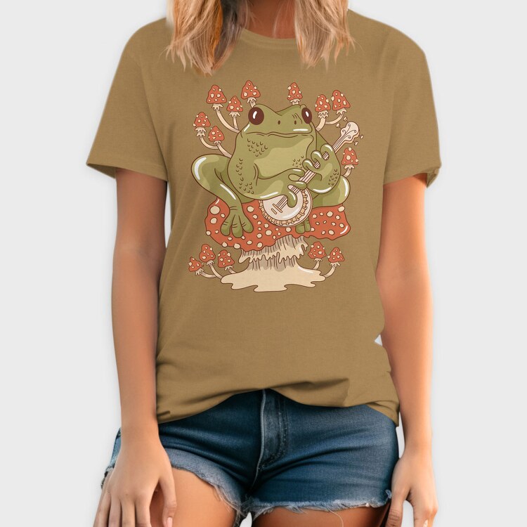 Frog Banjo, Tricou Barbati (Unisex)