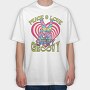 Peace Love Vibes, Tricou Oversize Barbati (Unisex)