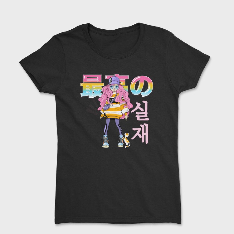 Pink Hair Vibes, Tricou Femei