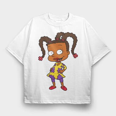 Puffball Chic, Tricou Oversize Barbati (Unisex)