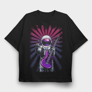 Space Rock Star, Tricou Oversize Barbati (Unisex)