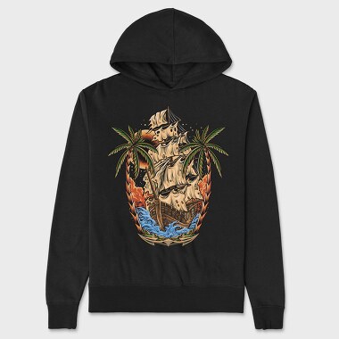 Pirate Dreams, Hanorac Oversize Barbati (Unisex)