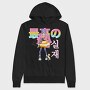 Pink Hair Vibes, Hanorac Oversize Barbati (Unisex)