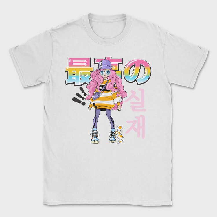 Pink Hair Vibes, Tricou Barbati (Unisex)