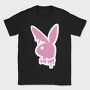 Pink Bunny Bowtie, Tricou Barbati (Unisex)