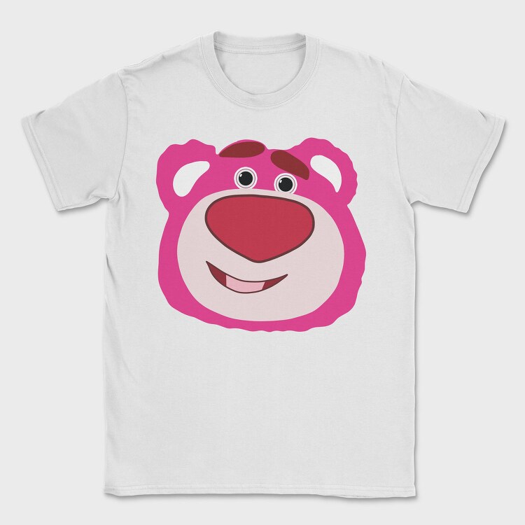 Pink Bear Smile, Tricou Barbati (Unisex)