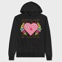 Peace Love Swirls, Hanorac Oversize Barbati (Unisex)