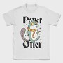 Otter Scarfed Night Stroll, Tricou Barbati (Unisex)