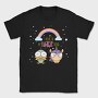 Rainbow Unicorn Duo, Tricou Barbati (Unisex)