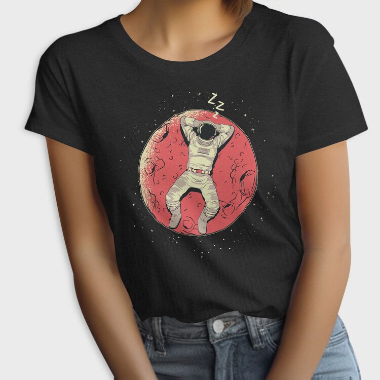 Astronaut Sleeping, Tricou Femei