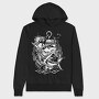 Tuna Anchor Hunt, Hanorac Oversize Barbati (Unisex)
