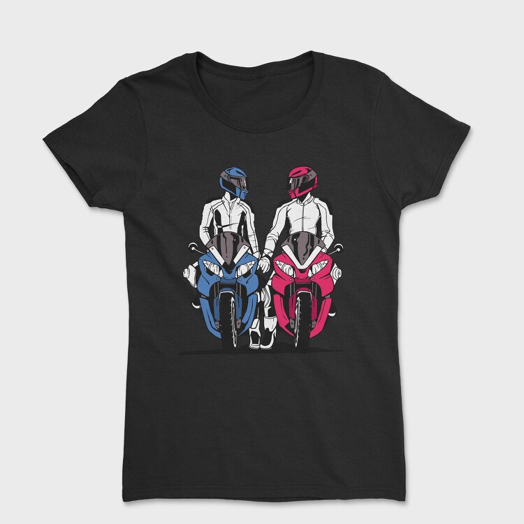 Motorcycle Duo, Tricou Femei