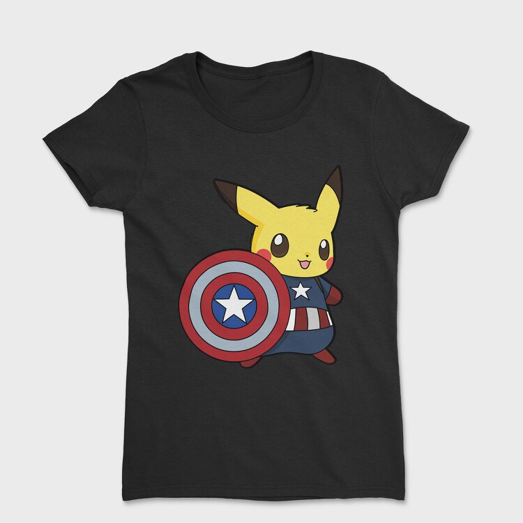 Pikachu Captain Shield, Tricou Femei