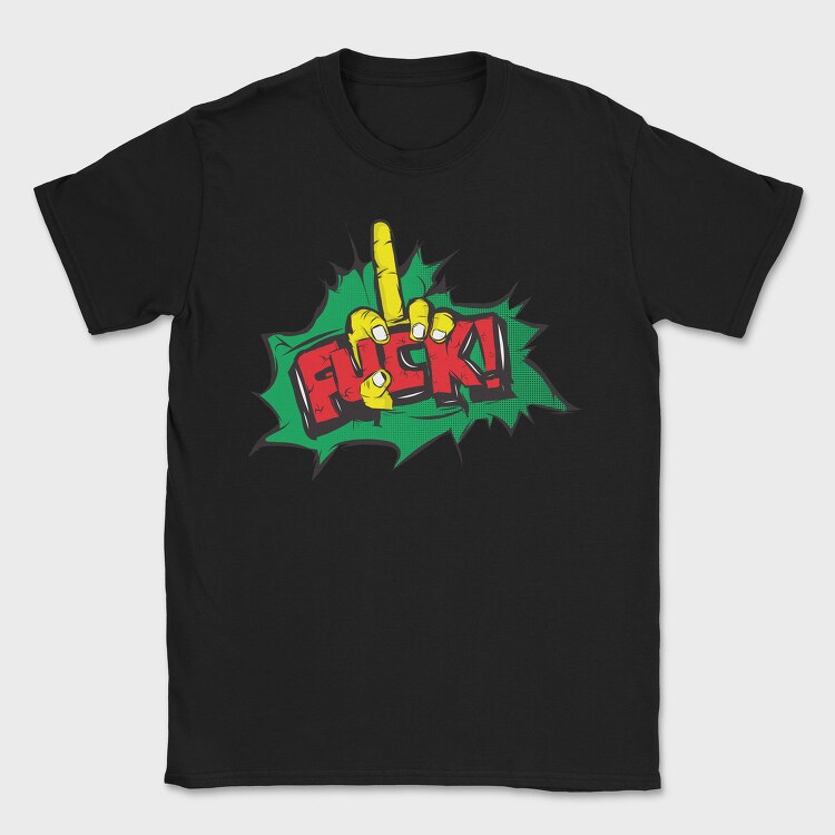 Middle Finger Vibes, Tricou Barbati (Unisex)