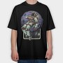 Moonwalk Astronaut, Tricou Oversize Barbati (Unisex)