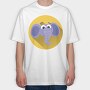 Elephant Icon Art, Tricou Oversize Barbati (Unisex)
