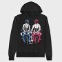 Motorcycle Duo, Hanorac Oversize Barbati (Unisex)