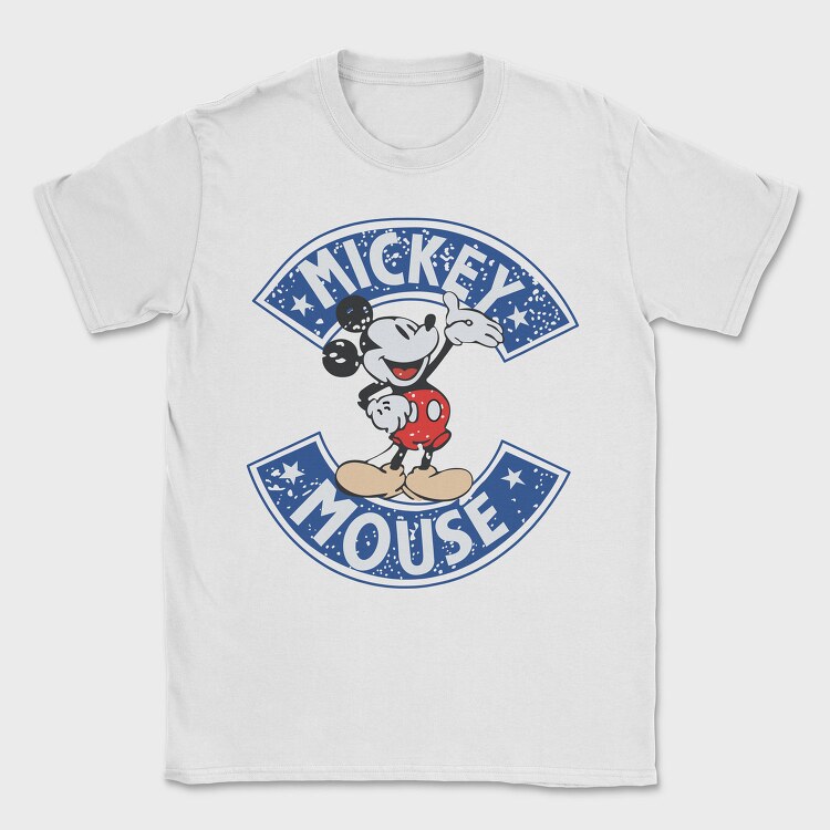 Mickey Mouse Emblem, Tricou Barbati (Unisex)