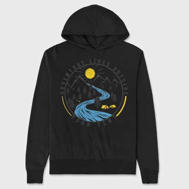 River Camp Adventure, Hanorac Oversize Barbati (Unisex)