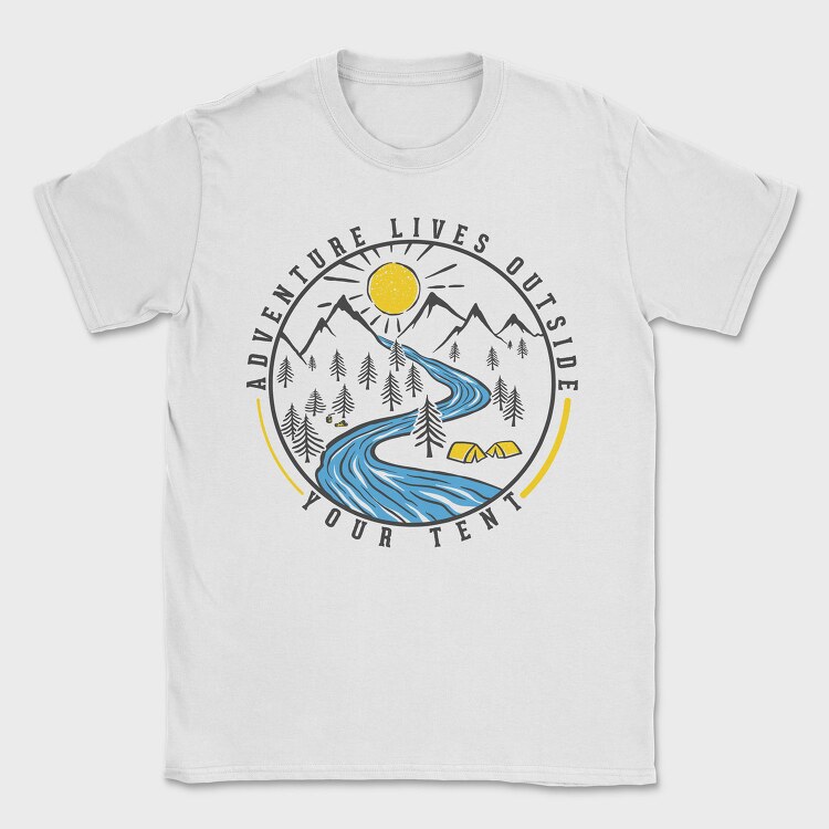 River Camp Adventure, Tricou Barbati (Unisex)