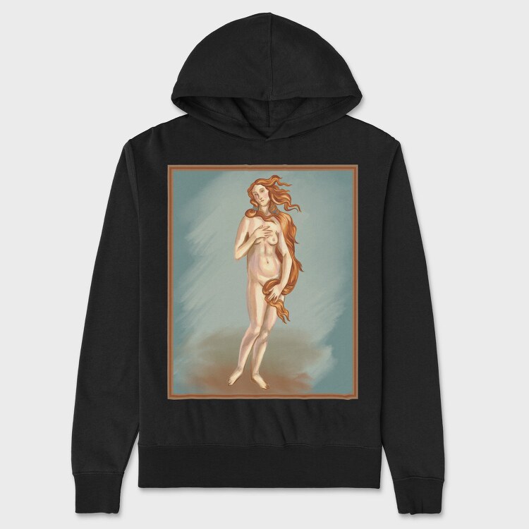 Red Hair Muse, Hanorac Oversize Barbati (Unisex)
