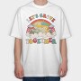 Lets Groove Together, Tricou Oversize Barbati (Unisex)