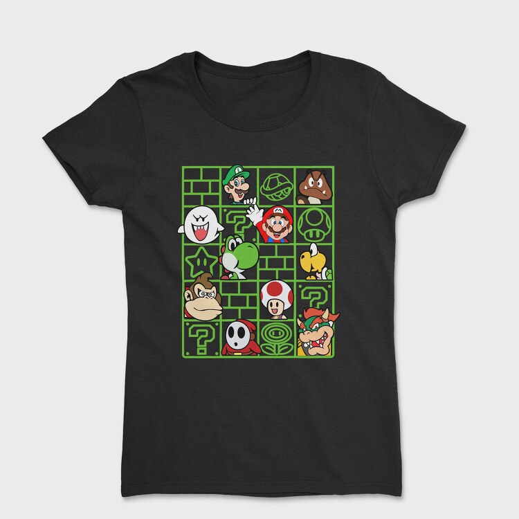 Mario Bros Streetwear, Tricou Femei
