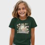 Frog Reading Cottagecore, Tricou Copii