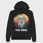 Peace Humans, Hanorac Oversize Barbati (Unisex)
