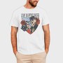 Valentine Skulls, Tricou Barbati (Unisex)