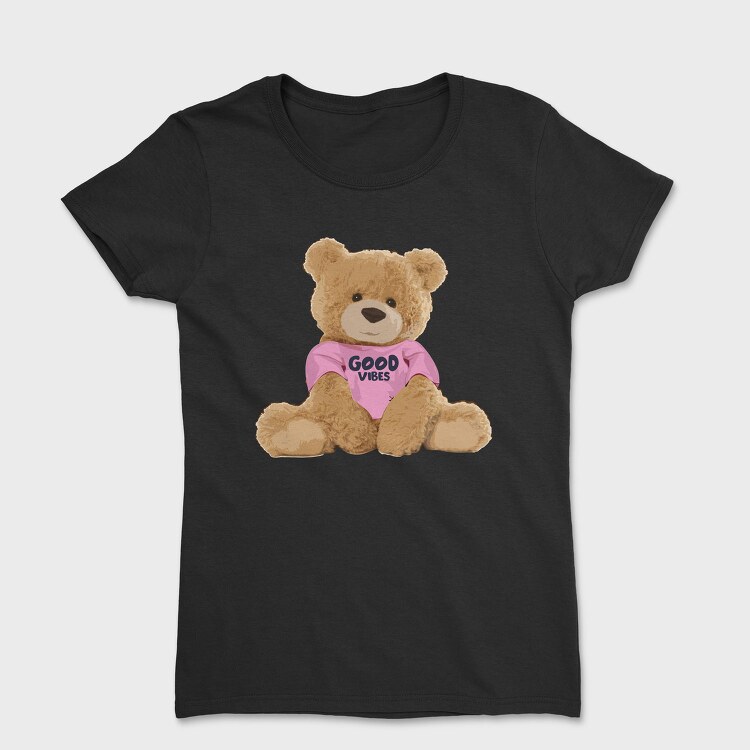 Good Vibes Teddy, Tricou Femei