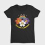Flower Power Smiley, Tricou Femei