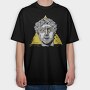 Medusas Gaze, Tricou Oversize Barbati (Unisex)