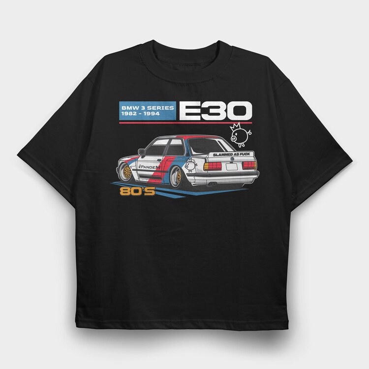 Slammed As Fuck 3 Series, Tricou Oversize Barbati (Unisex)
