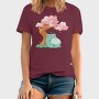 Frog Under a Cherry Blossom, Tricou Barbati (Unisex)