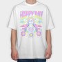 Happy Day Dreamer, Tricou Oversize Barbati (Unisex)