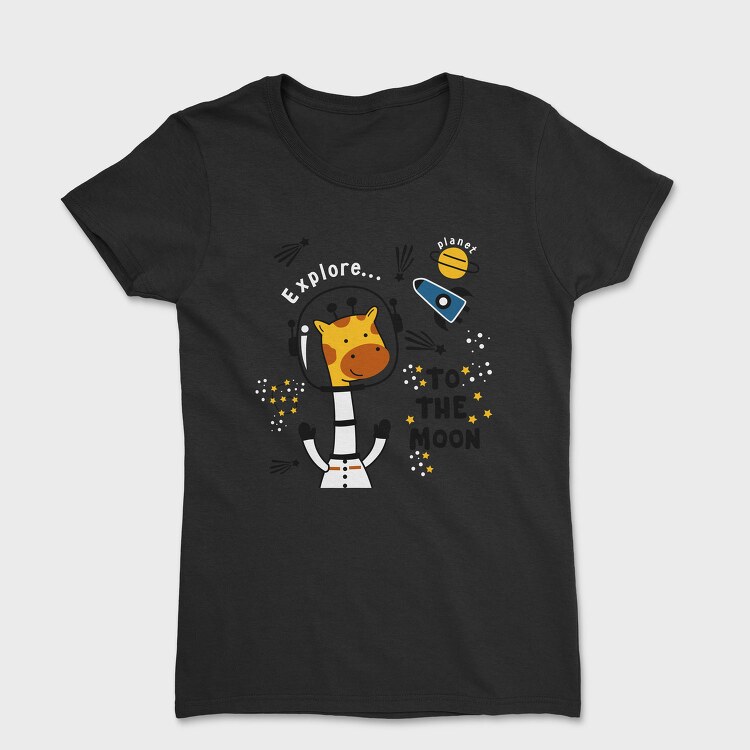 Giraffe Galaxy Explorer, Tricou Femei